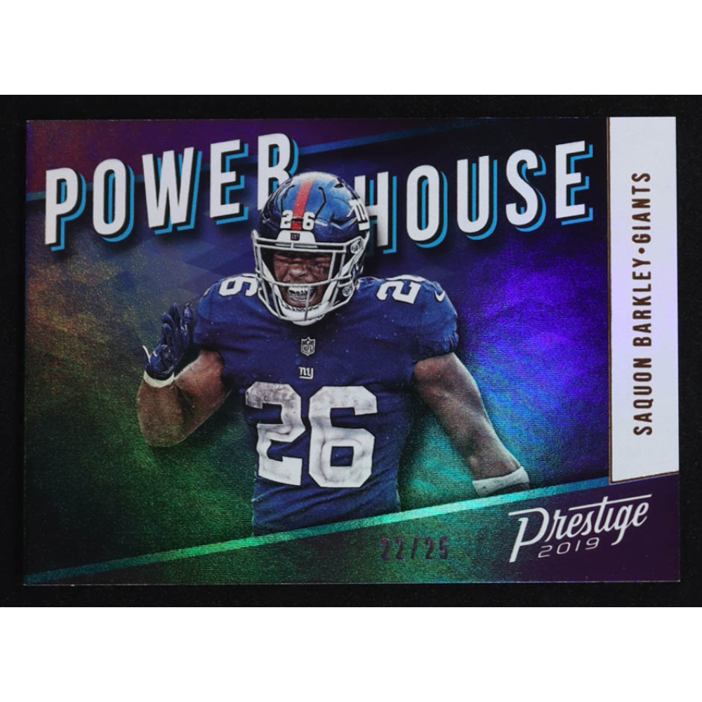 Saquon Barkley 2019 Prestige Power House Xtra Points Bronze #4 at PristineAuction.com