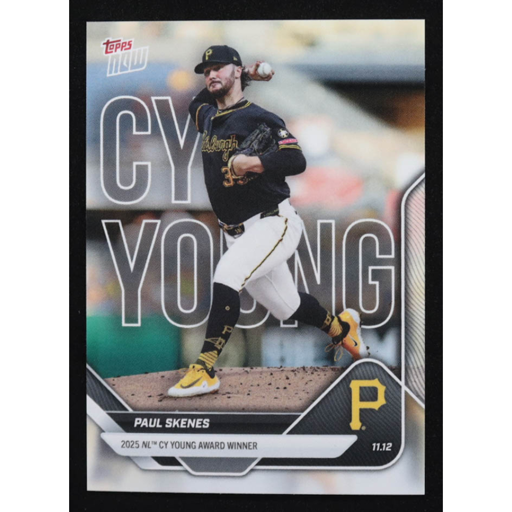 Paul Skenes 2025 Topps Now Off Season #OS4 at PristineAuction.com