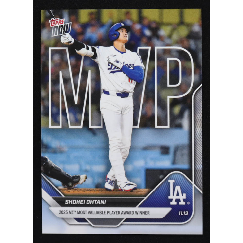 Shohei Ohtani 2025 Topps Now Off Season #OS7 at PristineAuction.com
