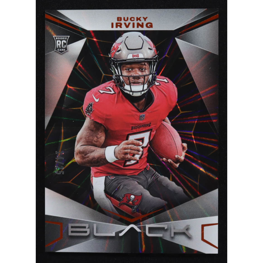 Bucky Irving 2024 Panini Black Citrine #115 #14/25 RC at PristineAuction.com