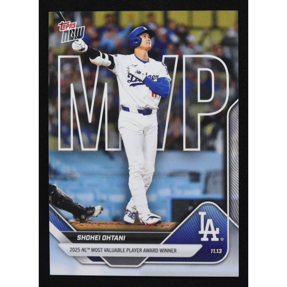Shohei Ohtani 2025 Topps Now Off Season #OS7 at PristineAuction.com