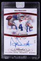 Dak Prescott 2019 Panini Flawless Flawless Draft Gems Autographs Ruby #1 #5/5 at PristineAuction.com