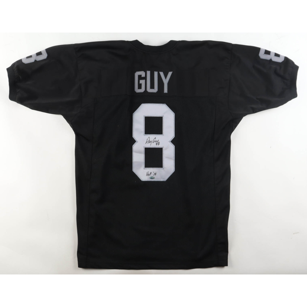 Ray Guy Signed Jersey Inscribed "HOF '14" (GTSM) at PristineAuction.com