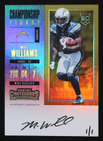 Mike Williams 2017 Panini Contenders Championship Ticket #325 #1/1 RC at PristineAuction.com