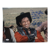 Burton Gilliam Signed "Blazing Saddles" 11x14 Photo with Extensive Inscription (JSA) at PristineAuction.com