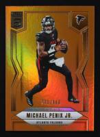 Michael Penix Jr. 2025 Elite Status Metallic Orange #47 #796/849 at PristineAuction.com