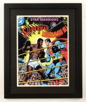 1978 "Superman vs Muhammad Ali" Custom Framed Poster Print at PristineAuction.com