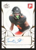 Tarheeb Still 2024 Leaf Trinity Pristine Football Autograph #BATS1 at PristineAuction.com