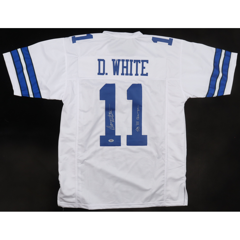 Danny White Signed Jersey Inscribed "SB XII Champs" (PSA) at PristineAuction.com