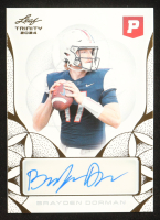 Brayden Dorman 2024 Leaf Trinity Pristine Football Autograph #BABD1 at PristineAuction.com