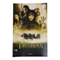 Elijah Wood Signed "The Lord of the Rings: The Fellowship of the Ring" 11x17 Poster Inscribed "Frodo Baggins" (Beckett) at PristineAuction.com