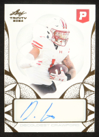 Decoldest Crawford 2024 Leaf Trinity Pristine Football Autograph #BADC1 at PristineAuction.com