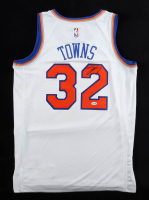 Karl-Anthony Towns Signed Knicks Nike Authentic Jersey (JSA) at PristineAuction.com