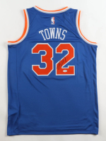 Karl-Anthony Towns Signed Knicks Nike Authentic Jersey (JSA) at PristineAuction.com