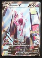 Mewtwo V 2022 Pokemon GO #072 at PristineAuction.com