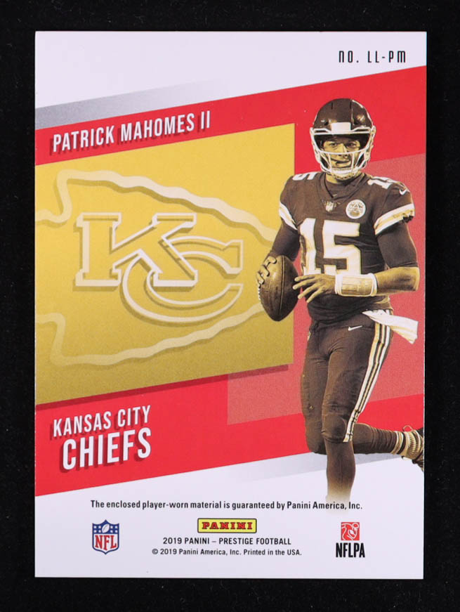 Patrick Mahomes II 2019 Prestige League Leaders Jerseys #3 at PristineAuction.com Patrick Mahomes II 2019 Prestige League Leaders Jerseys #3 at PristineAuction.com