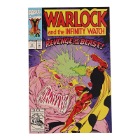 1992 "Warlock and The Infinity Watch" Issue #6 Marvel Comic Book at PristineAuction.com