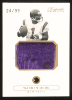 Warren Moon 2024 Keepsake Edition Gem Relic #296 #24/99 at PristineAuction.com
