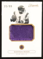 Warren Moon 2024 Keepsake Edition Gem Relic #296 #35/99 at PristineAuction.com