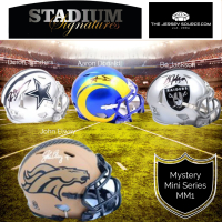 Jersey Source Presents: Stadium Signatures Mini Helmet Mystery Box Series 1 at PristineAuction.com