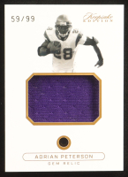 Adrian Peterson 2024 Keepsake Edition Gem Relic #302 #59/99 at PristineAuction.com