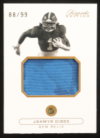 Jahmyr Gibbs 2024 Keepsake Edition Gem Relic #285 #88/99 at PristineAuction.com