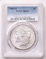 1885-O Morgan Silver $1 Dollar (PCGS MS61) (VAM 30) at PristineAuction.com