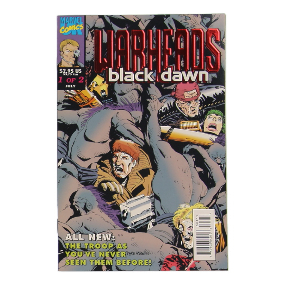 1993 "Warheads: Black Dawn" Issue #1 Marvel UK Comic Book at PristineAuction.com