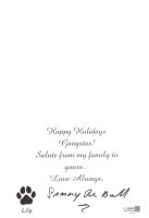 Salvatore "Sammy the Bull" Gravano Signed Christmas Card (JSA) at PristineAuction.com