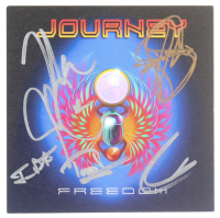 Journey | "Freedom" CD Album Insert Band-Signed by (5) with Neal Schon, Deen Castronovo (JSA) at PristineAuction.com