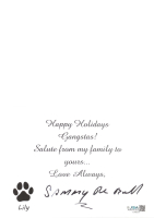 Salvatore " Sammy the Bull" Gravano Signed Christmas Card (JSA) at PristineAuction.com