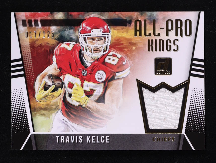 Travis Kelce 2018 Donruss All Pro Kings Jerseys #2 #017/125 at PristineAuction.com Travis Kelce 2018 Donruss All Pro Kings Jerseys #2 #017/125 at PristineAuction.com