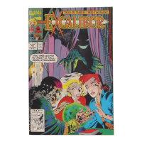1991 "Excalibur" Issue #44 Marvel Comic Book at PristineAuction.com