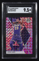 Lebron James 2019-20 Panini Mosaic Pink Camo Prizm #8 (SGC 9.5) at PristineAuction.com