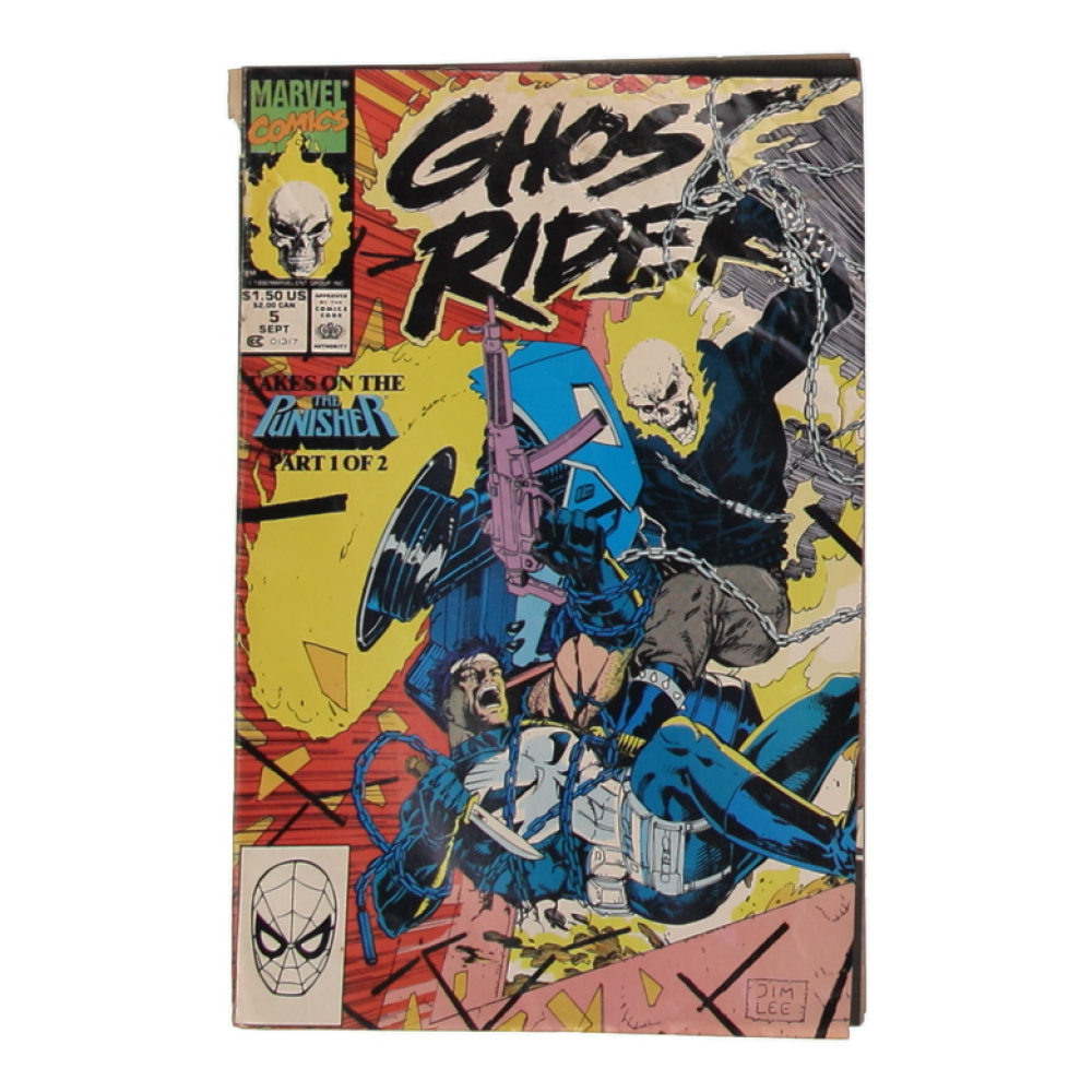 1990 "Ghost Rider" Issue #5 Marvel Comic Book at PristineAuction.com