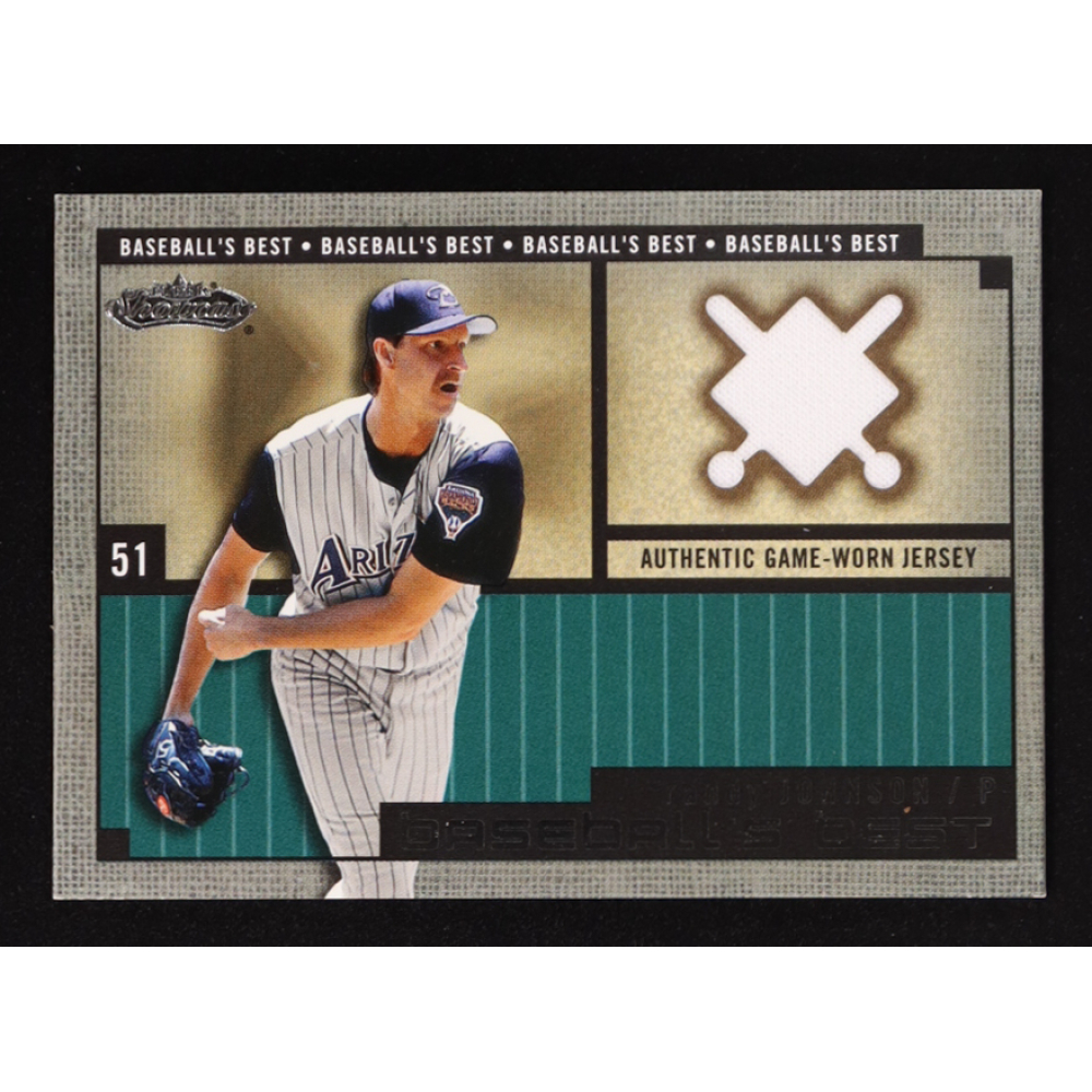 Randy Johnson 2002 Fleer Showcase Baseball's Best Memorabilia Jsy #14 at PristineAuction.com