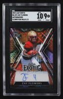 Zay Flowers 2023 Leaf Exotic Clown Fish Mojo Autographs #BA-ZF1 RC #1/3 (SGC 9 | Autograph Graded SGC 10) at PristineAuction.com