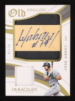 Jose Abreu 2019 Immaculate Collection Old English Memorabilia Autographs #11 #09/10 at PristineAuction.com