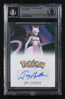 Jay Goede Signed Sticker On Custom Trading Card Pokemon The First Movie (BGS) at PristineAuction.com
