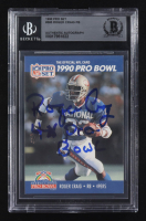 Roger Craig Signed 1990 NFL Pro Set Pro Bowl Inscribed "4X Pro Bowl" #385 (BGS) at PristineAuction.com