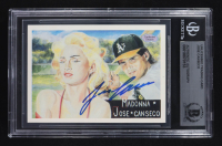 Jose Canseco / Madonna Signed Unlicensed Trading Card (BGS) at PristineAuction.com