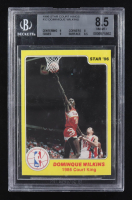 Dominique Wilkins Signed 1986 Star Court Kings #32 (BGS 8.5) at PristineAuction.com