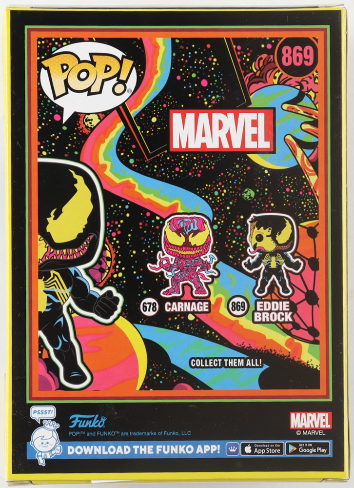 Tom Hardy Signed "Marvel" #869 Eddie Brock Funko Pop! Vinyl Figure (ACOA) at PristineAuction.com Tom Hardy Signed "Marvel" #869 Eddie Brock Funko Pop! Vinyl Figure (ACOA) at PristineAuction.com