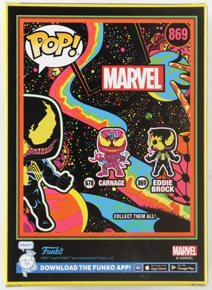 Tom Hardy Signed "Marvel" #869 Eddie Brock Funko Pop! Vinyl Figure (ACOA) at PristineAuction.com Tom Hardy Signed "Marvel" #869 Eddie Brock Funko Pop! Vinyl Figure (ACOA) at PristineAuction.com