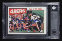Roger Craig Signed 1987 Topps 49ers TL Inscribed "3x SB Champ" #111 (BGS) at PristineAuction.com