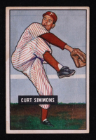 Curt Simmons 1951 Bowman #111 at PristineAuction.com