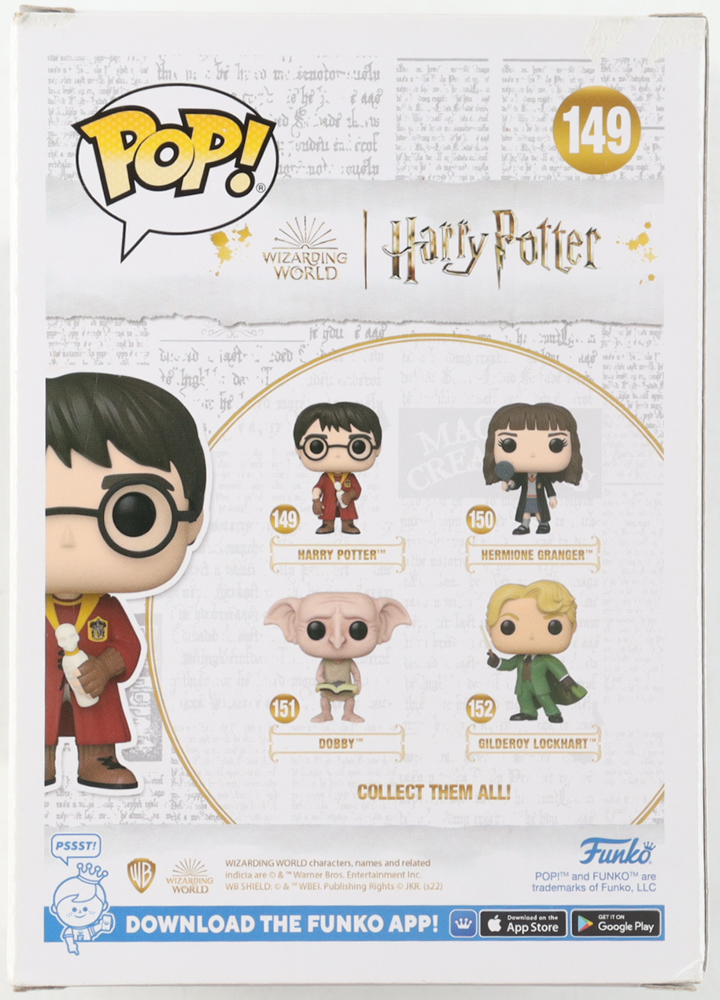 Daniel Radcliffe Signed "Wizarding World: Harry Potter" #149 Harry Potter Funko Pop! Vinyl Figure (ACOA) at PristineAuction.com Daniel Radcliffe Signed "Wizarding World: Harry Potter" #149 Harry Potter Funko Pop! Vinyl Figure (ACOA) at PristineAuction.com