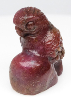 43.73 Carats Natural Ruby Bird Carving at PristineAuction.com