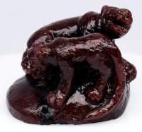 105.18 Carats Natural Ruby Tigers Carving at PristineAuction.com