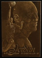 Michael Jordan 1997 Fleer 23KT Gold #NNO at PristineAuction.com